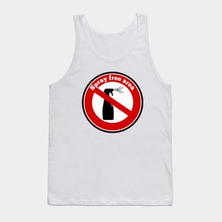 Spray free area Tank Top